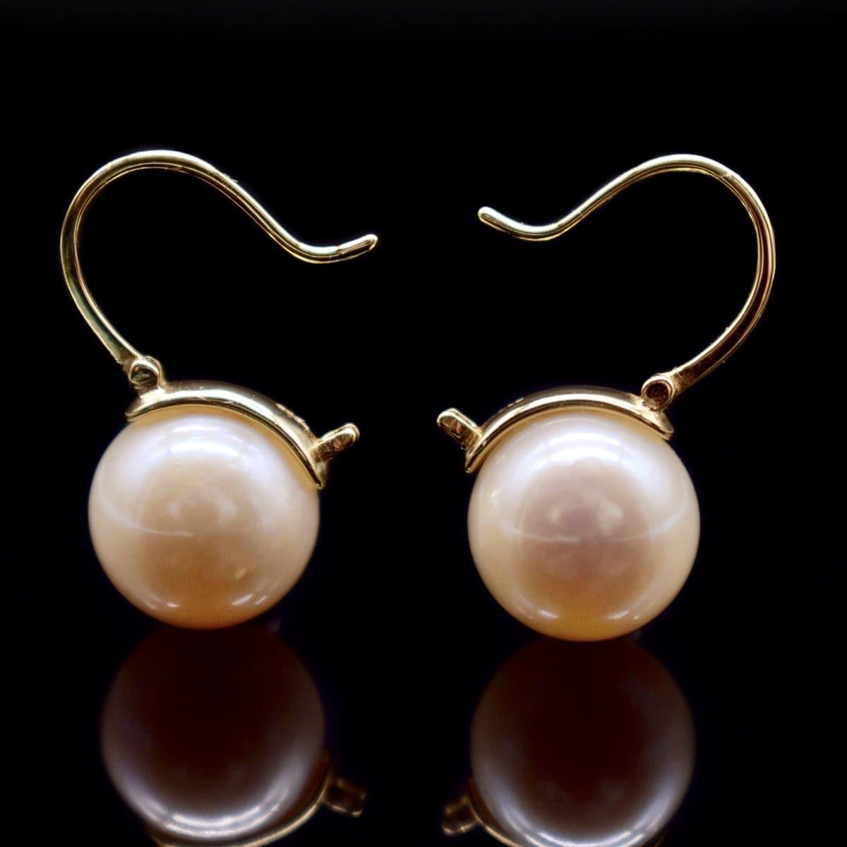 Freshwater Pearl Hoop Earrings - Zoe - Akuna Pearls