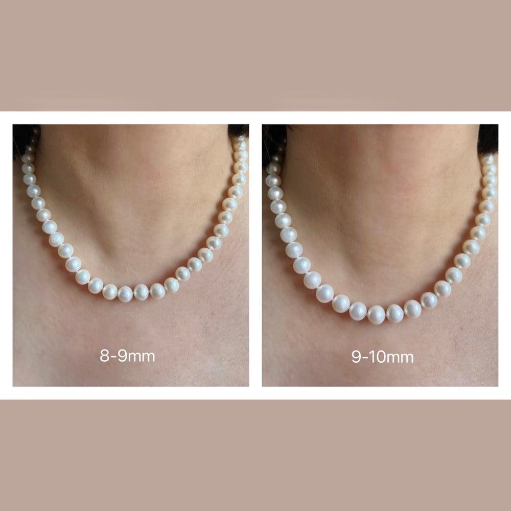 Classic Freshwater Pearl Necklace - Amoret - Akuna Pearls